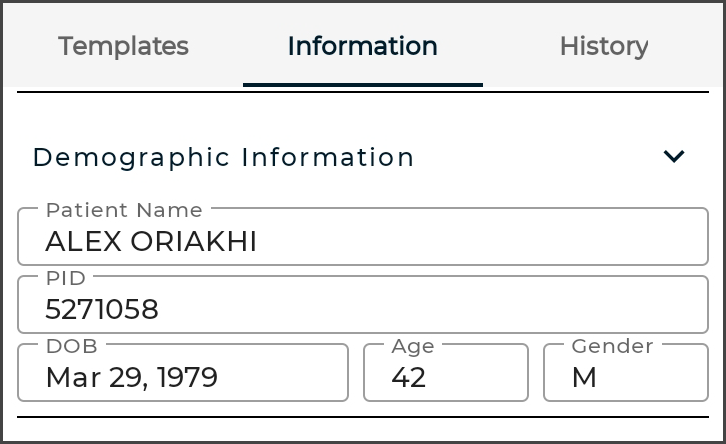 Demographic Info