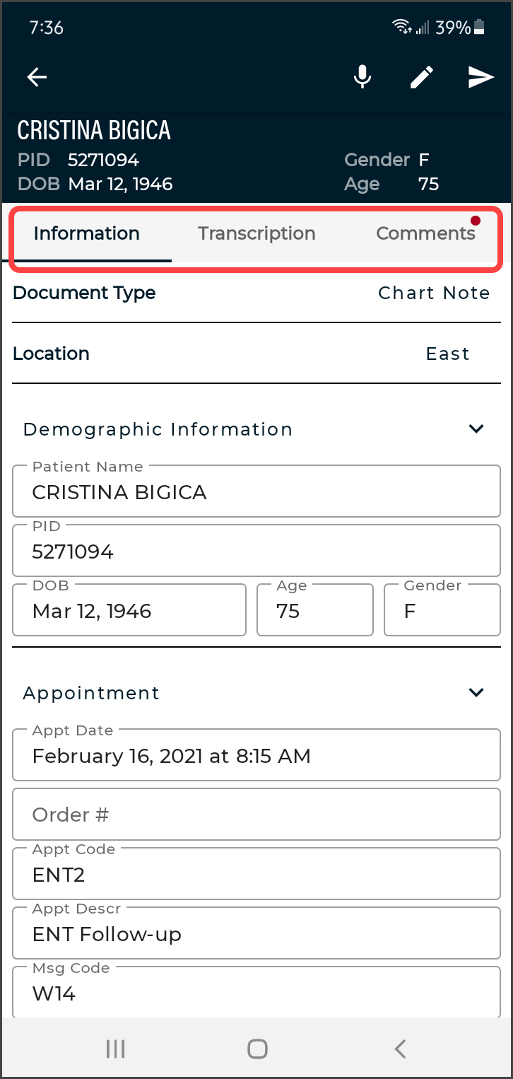 Transcription Viewer