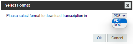 Choose Download Format