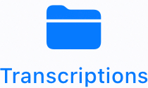 Transcriptions Tab Icon